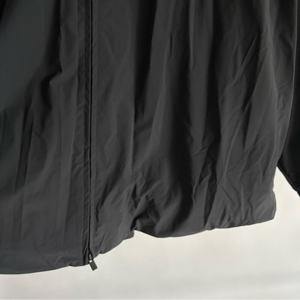 Fear of God Essentials Oversize Stretch Nylon Zip Jacket Black S - Picture 8 of 9